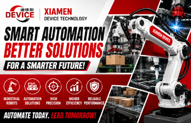 Palletizing robot stacking boxes at end of production line